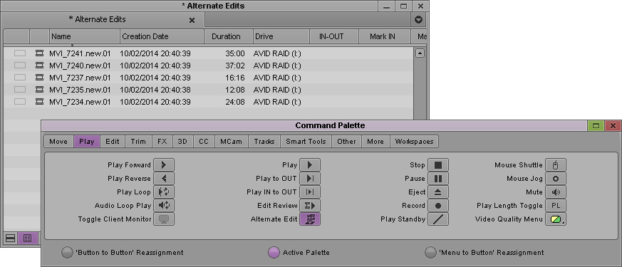 Avid Media Composer 8.0 - Alternate Edit (klip helyettesítés)